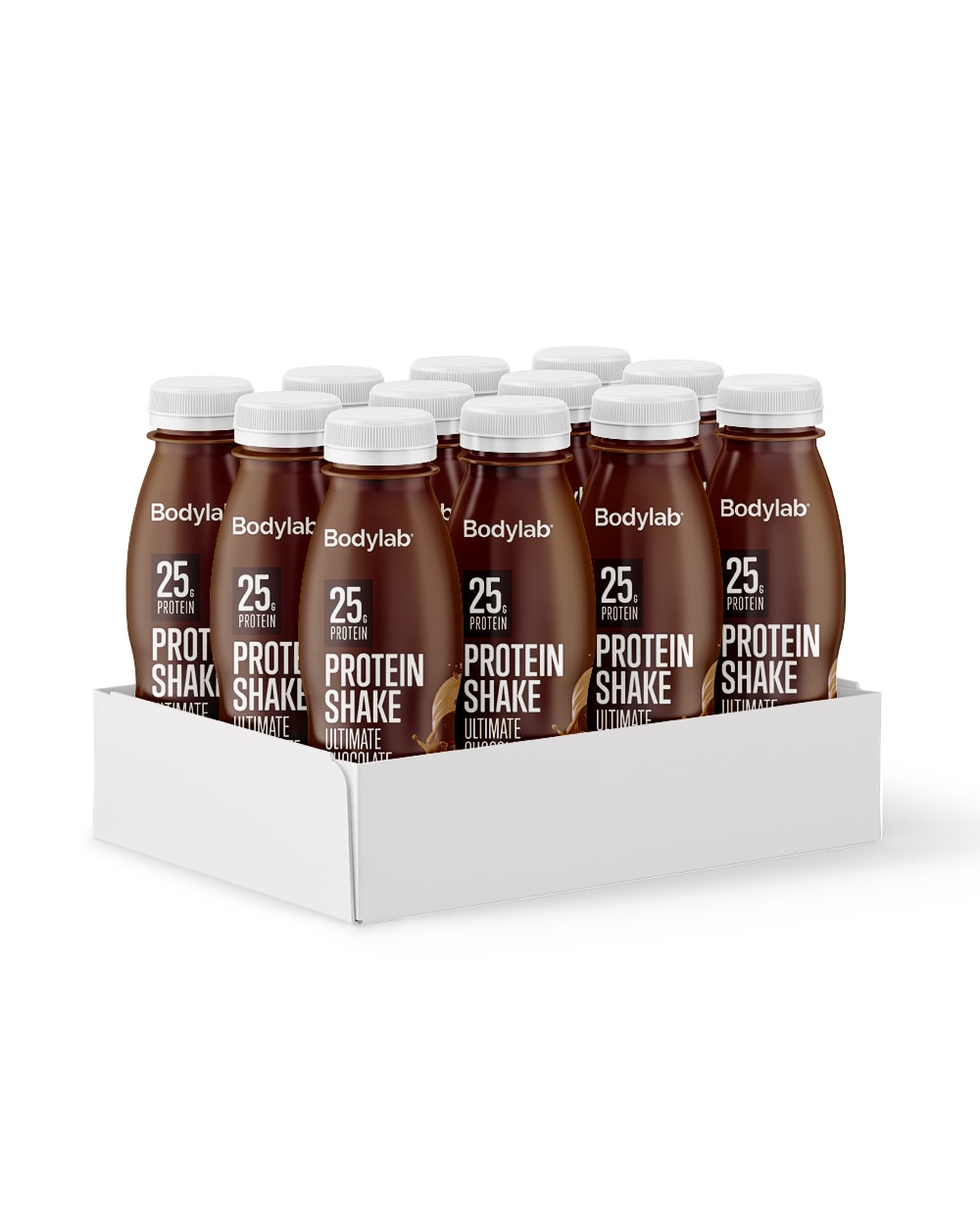 Bodylab Protein Shake - Chocolate 12x330ml - til trening