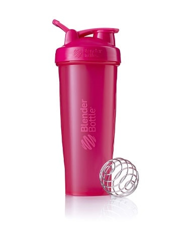 Blender Bottle Classic Loop Shaker 940ml - Pink - protein shakes