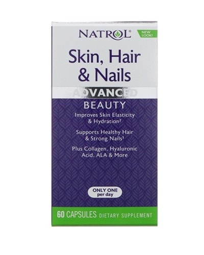 Natrol Skin, Hair Nails with Lutein - vitamins and minerals