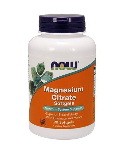 Now Foods Magnesium Citrate 90x200mg - protein for muscle