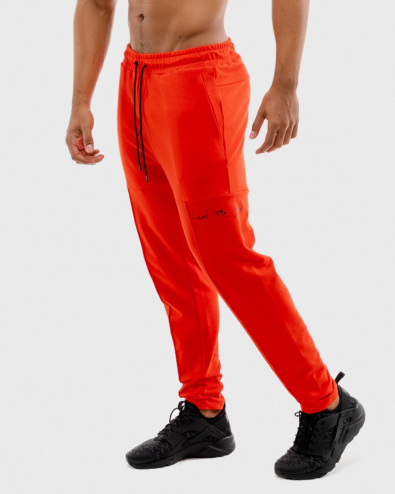 Squat Wolf - Vibe Jogger Pants - Orange - L - the