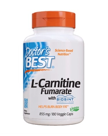 Doctor's Best - L-Carnitine Fumarate (500mg) - 180 veggie caps - the body