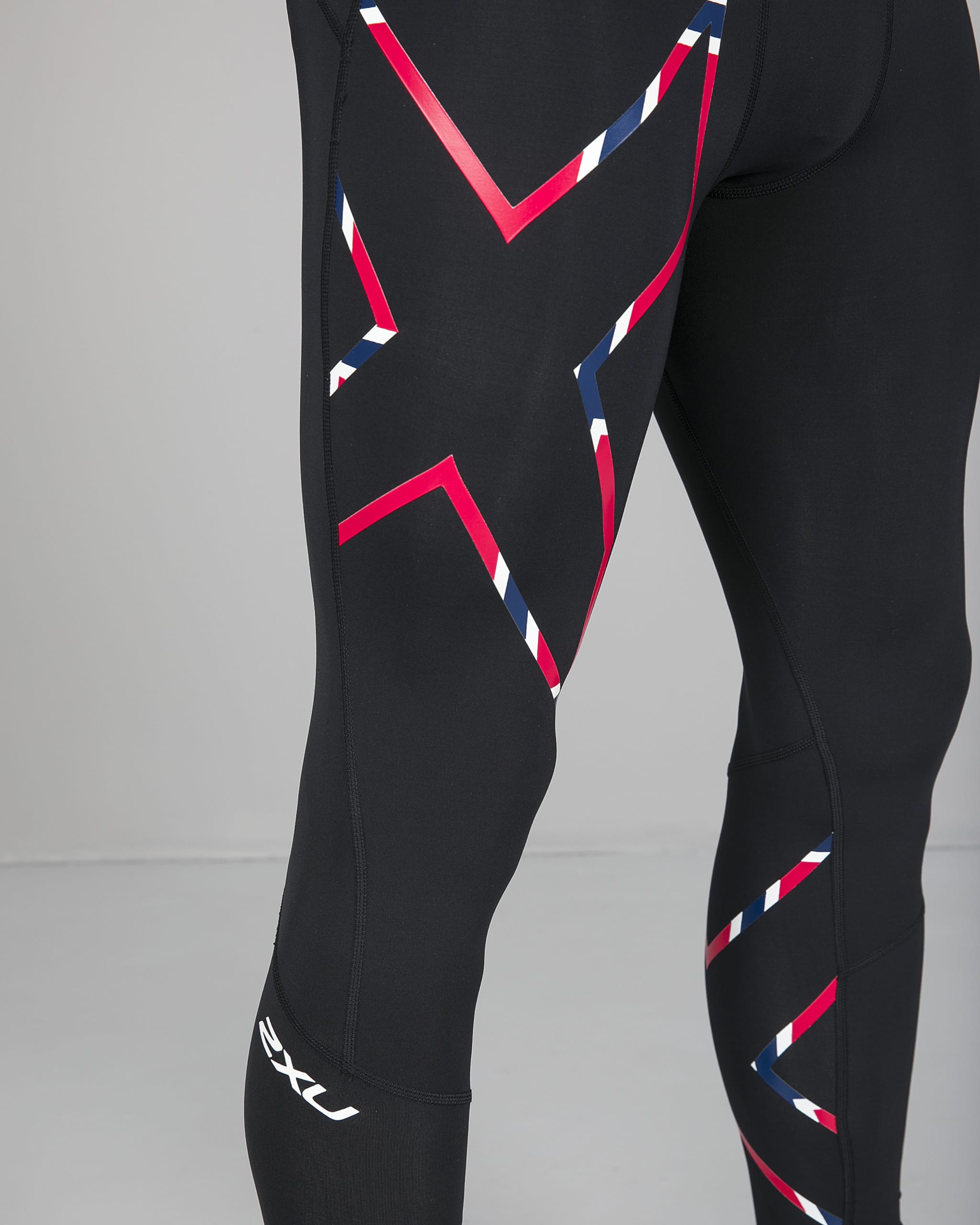 2XU Run Compression Tights M -Black:Outline Norway Flag24