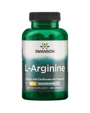 Swanson - L-Arginine Max Strength - 850mg - 90caps - the body