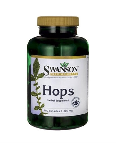 Swanson - Hops - 310mg - 180 caps - the body