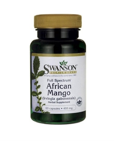 Swanson - African Mango - 400mg - 60 caps - powder supplement