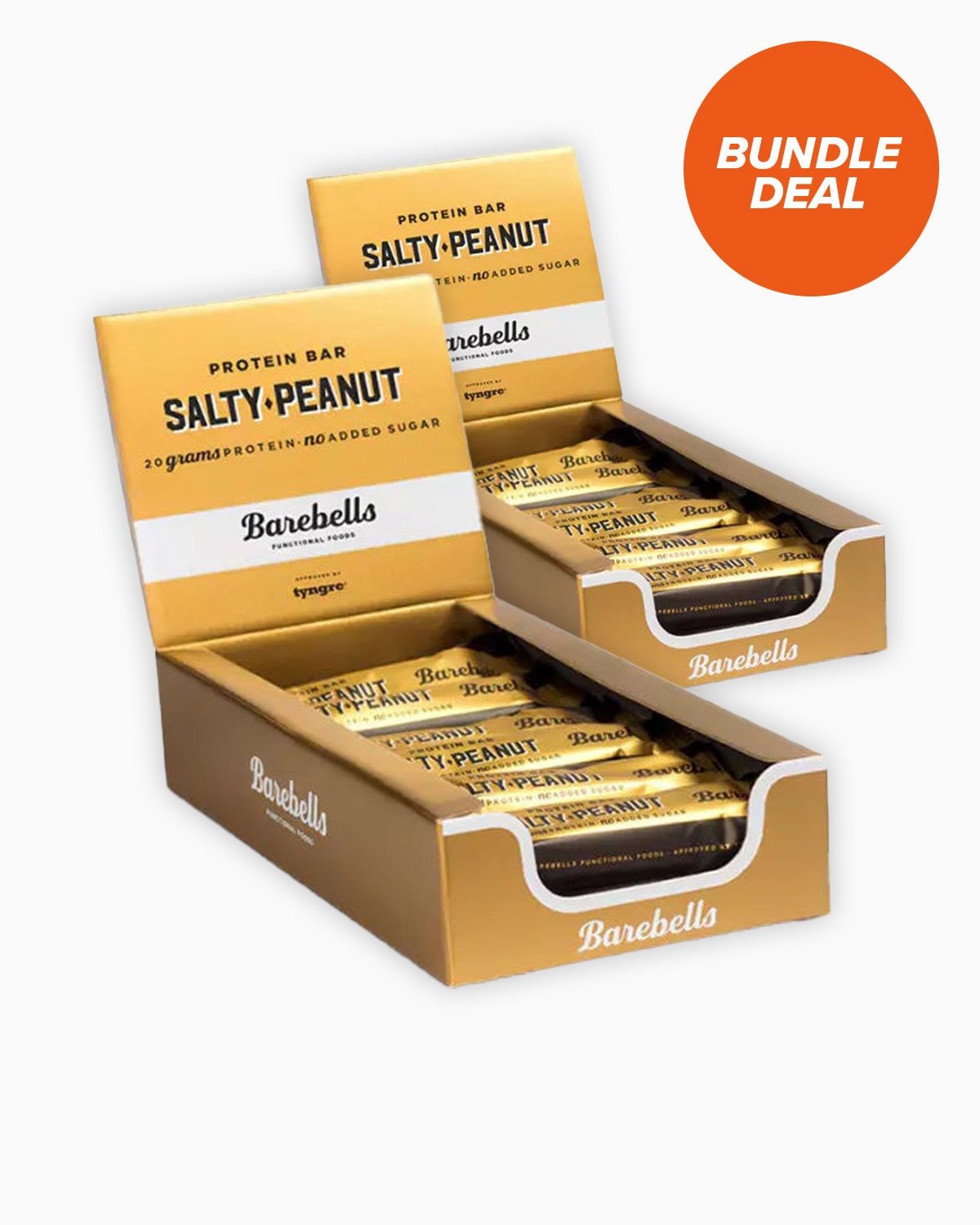 Barebells Protein Bar Salty Peanut 55g (24-barer) - melkesjokolade