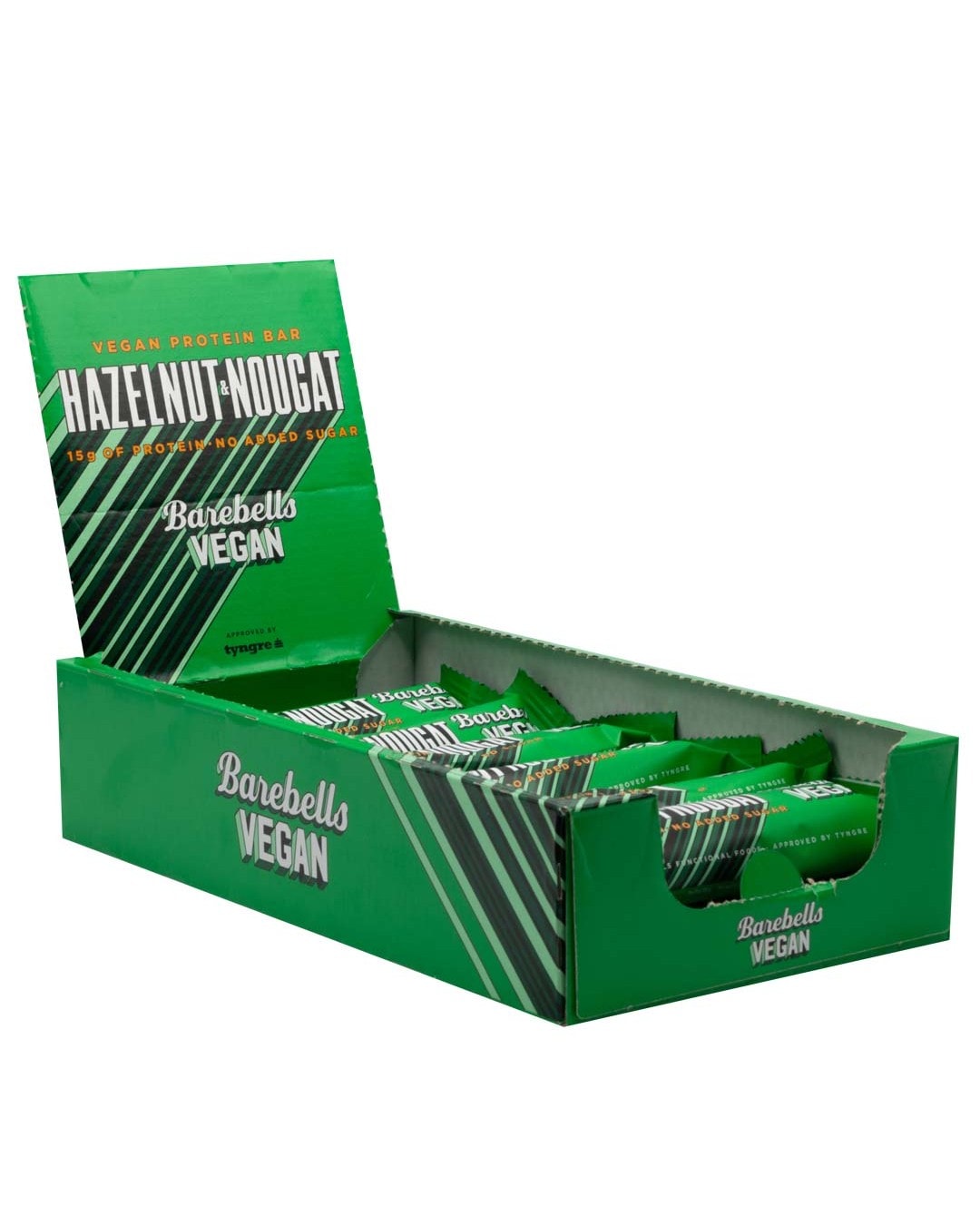 Barebells Vegan Protein Bar - Hazelnut & Nougat 12x55g - salt