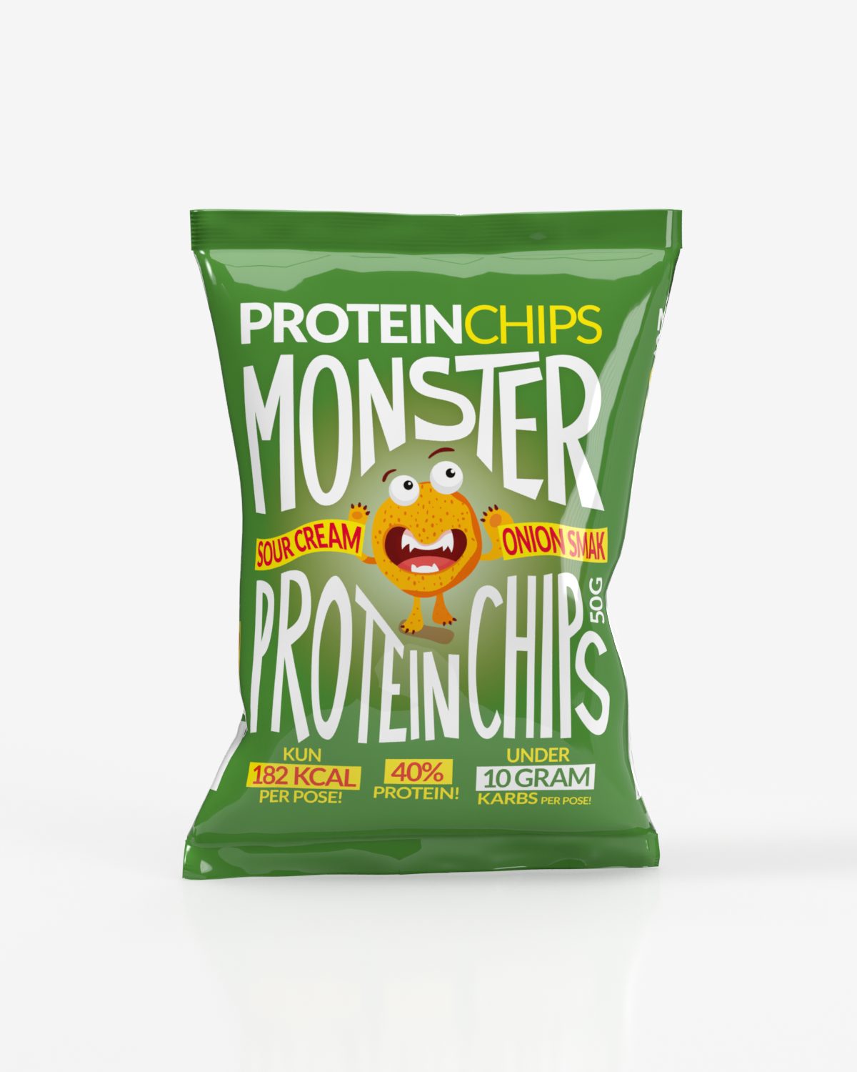 Monster Protein Chips Sour Cream & Onion 50g