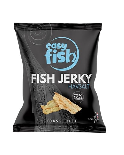 Fish Jerky - easyfish Havsalt 25g - gram protein