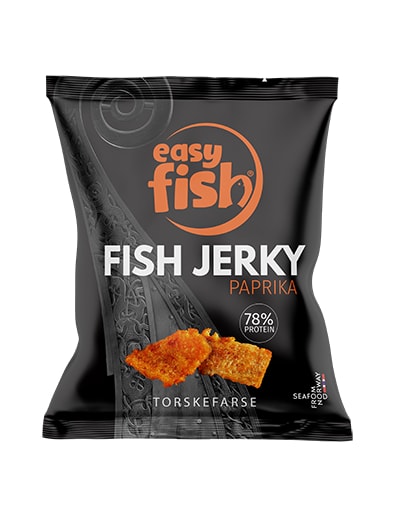 Fish Jerky - easyfish Paprika 25g - gram protein