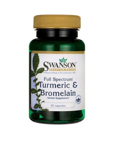 Swanson - Turmeric & Bromelain - 60 caps - the body