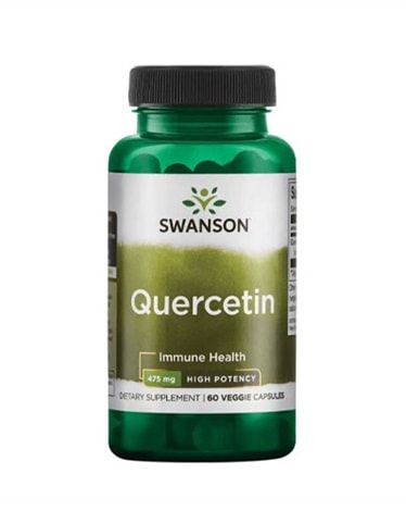 Swanson - Quercetin High Potency - 475mg - 60 veg caps - the body