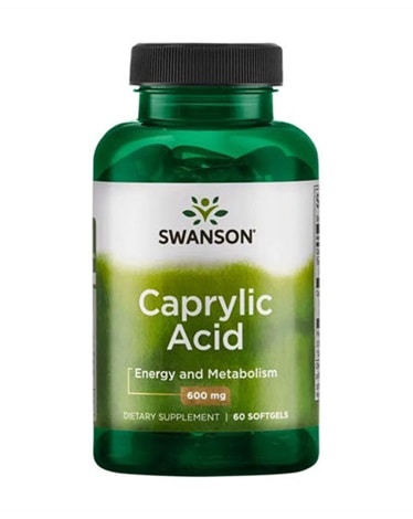 Swanson - Caprylic Acid - 600mg - 60 soft gels - the
