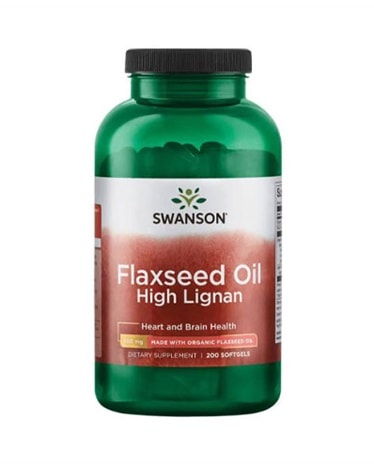 Swanson - Flaxseed Oil High Lignan - 200 softgels - the