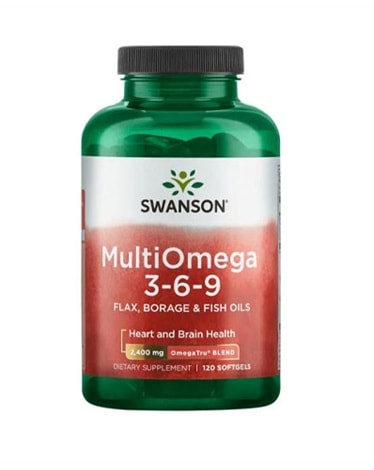 Swanson - Multi Omega 3-6-9 - 120 soft gels - the best protein