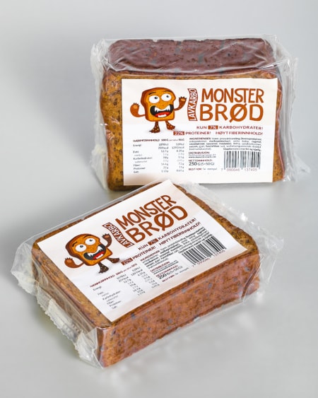 Monster Lavkarbo Brød 250g