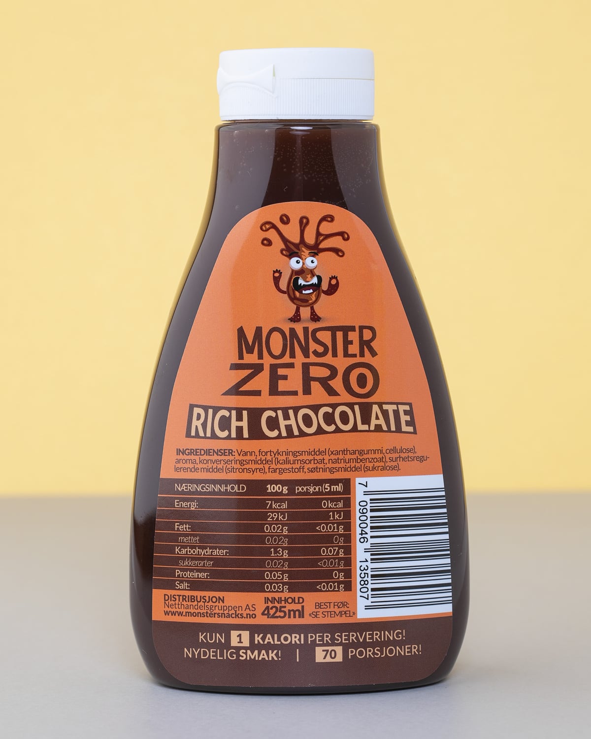 Monster Zero Calorie Syrup Chocolate 434g Tights.no