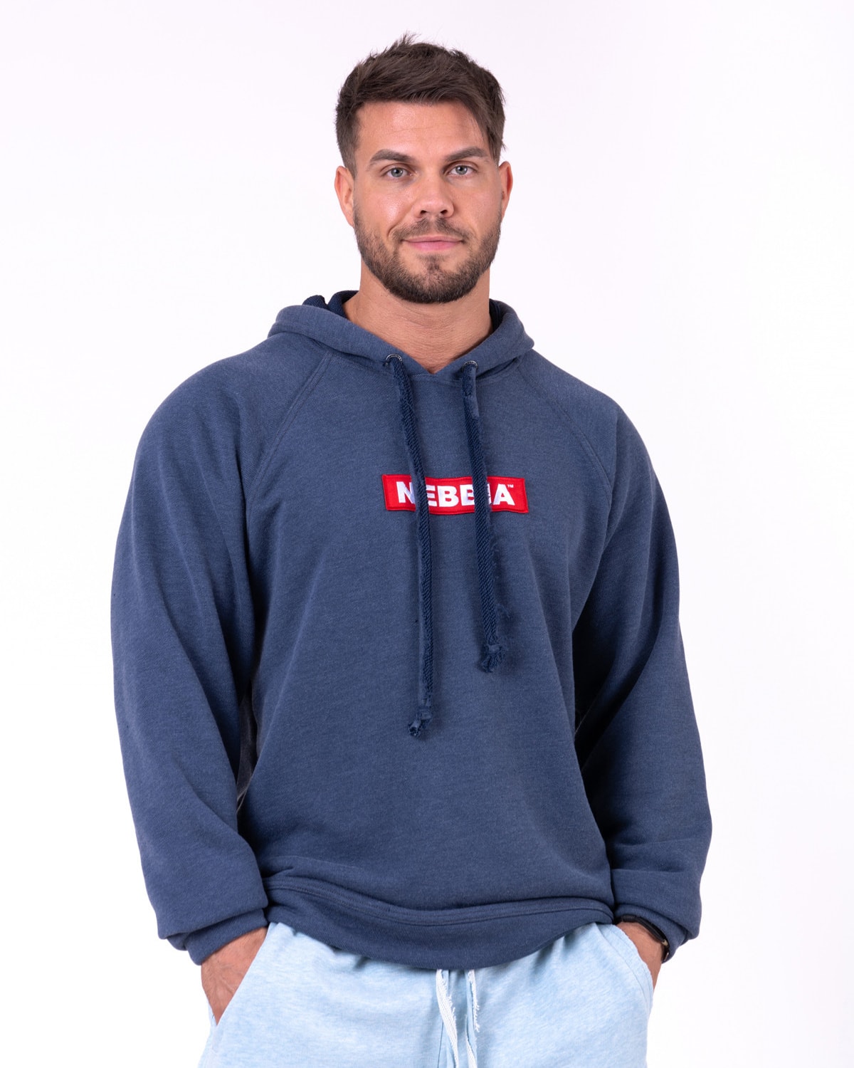 NEBBIA Red Label Hoodie 149 Dark Blue - M - jacket