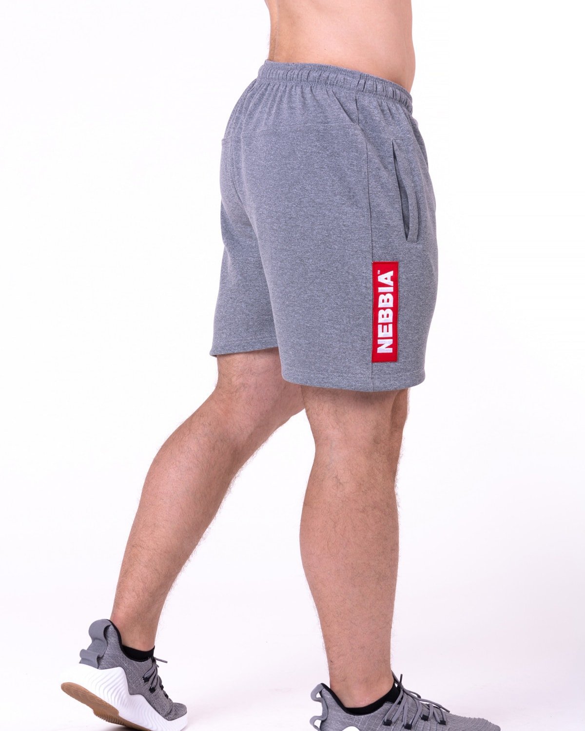 NEBBIA Red Label Shorts 152 Grey - M - sport clothes