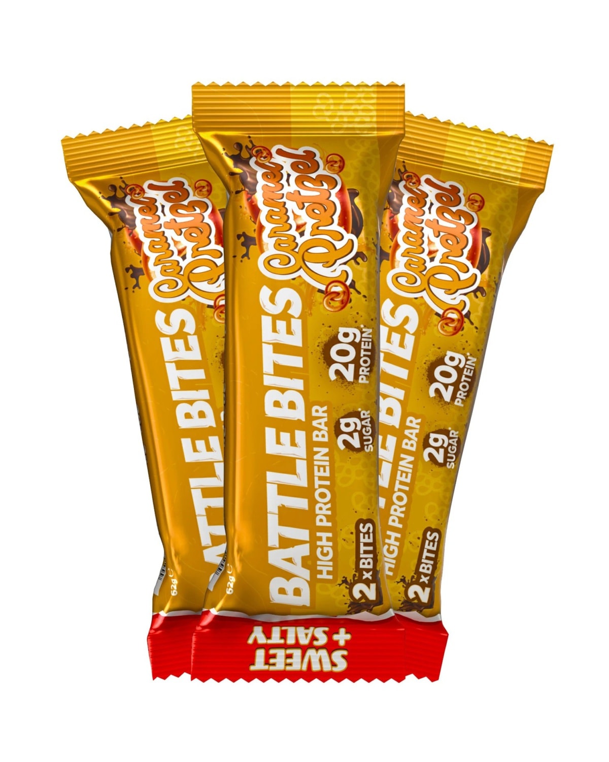 Battle Snacks Caramel Pretzel 62g - protein powder for