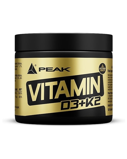 PEAK Vitamin D+K2 - 120 Caps - til