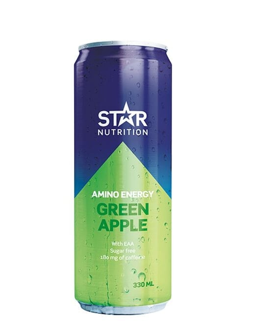 Star Nutrition Amino Energy - Green Apple 330ml - til trening