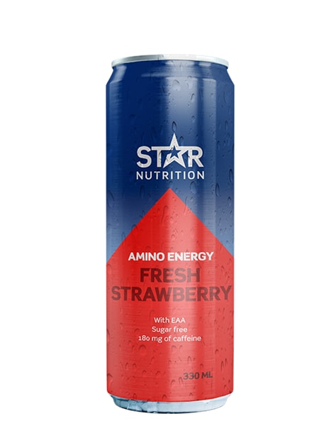 Star Nutrition Amino Energy - Fresh Strawberry 330ml - til trening