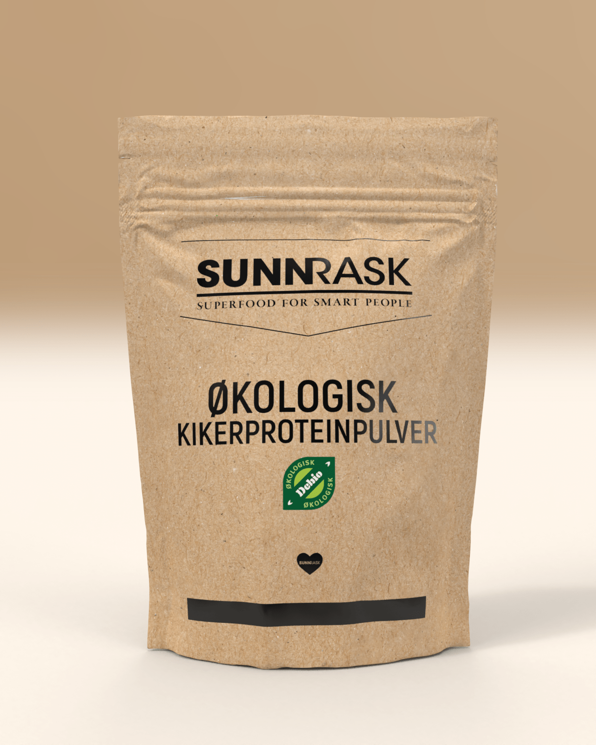 SunnRask Økologisk Kikertproteinpulver 300g - kosttilskudd