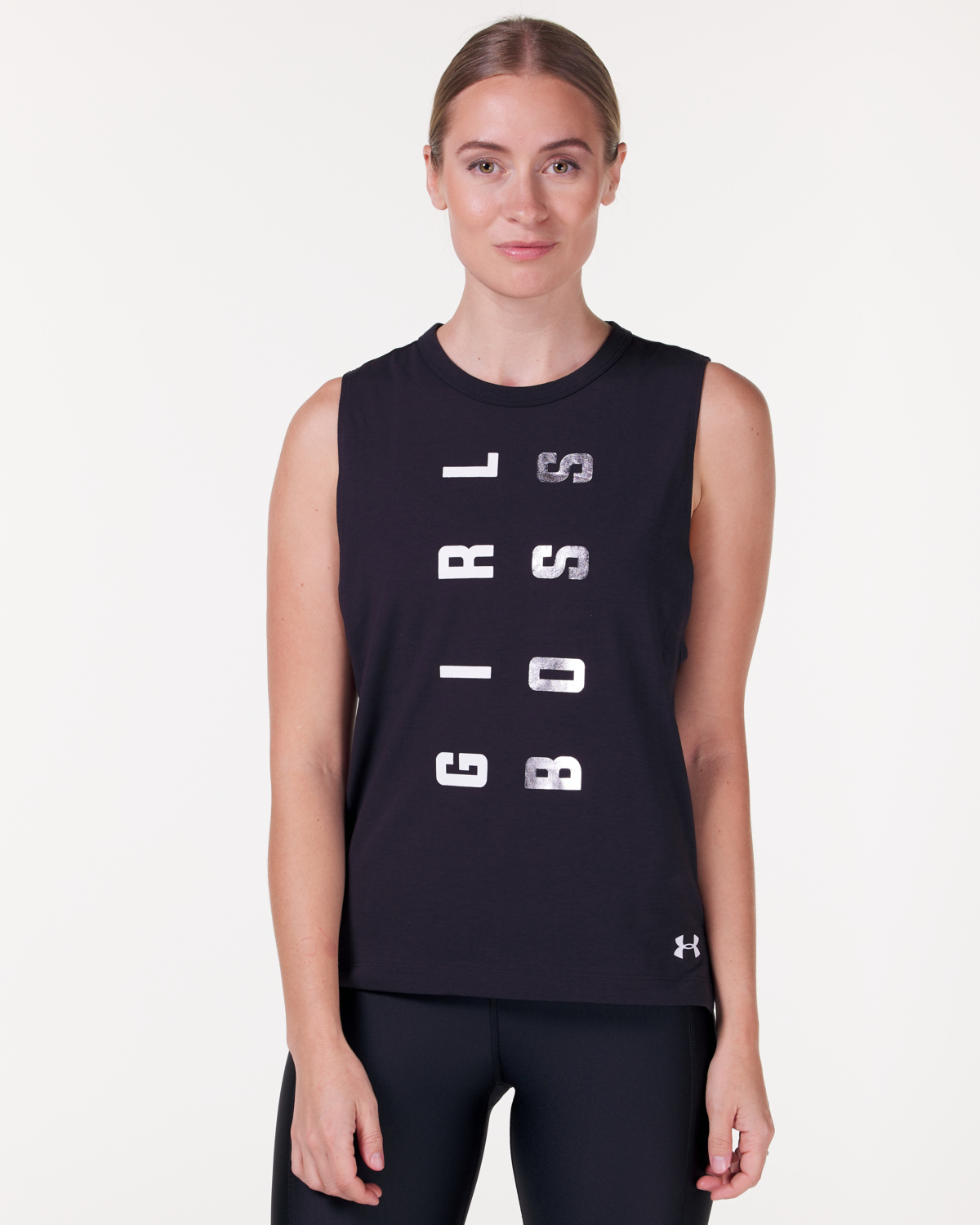 Under Armour Girl Boss Muscle Tank Black - XS - the