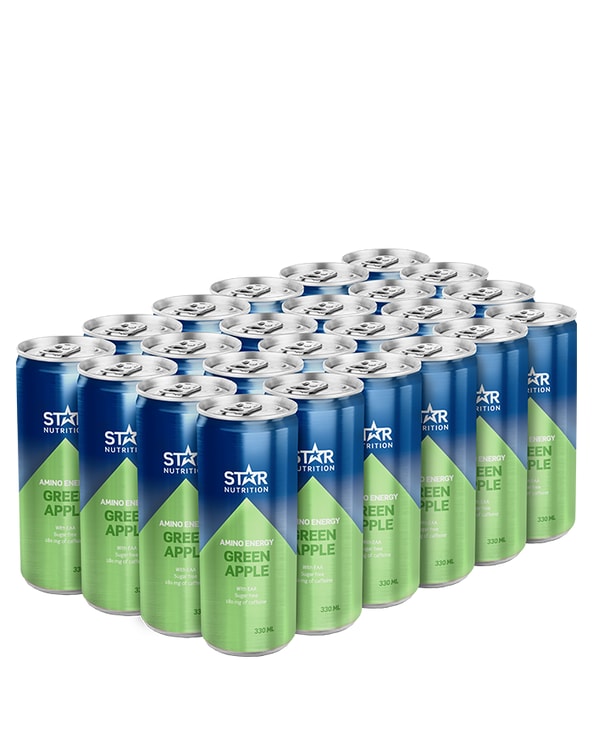 Star Nutrition Amino Energy - Green Apple 24x330ml - til trening
