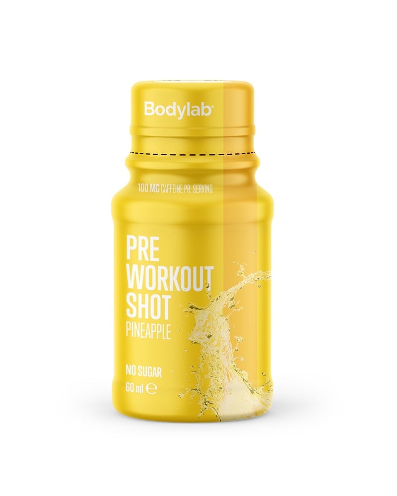 Bodylab Preworkout Shot 60ml - Pineapple - til trening