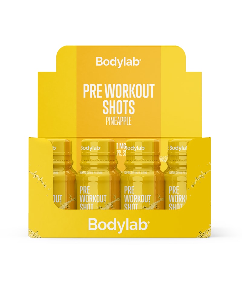 Bodylab Preworkout Shot 12x60ml - Pineapple - til trening