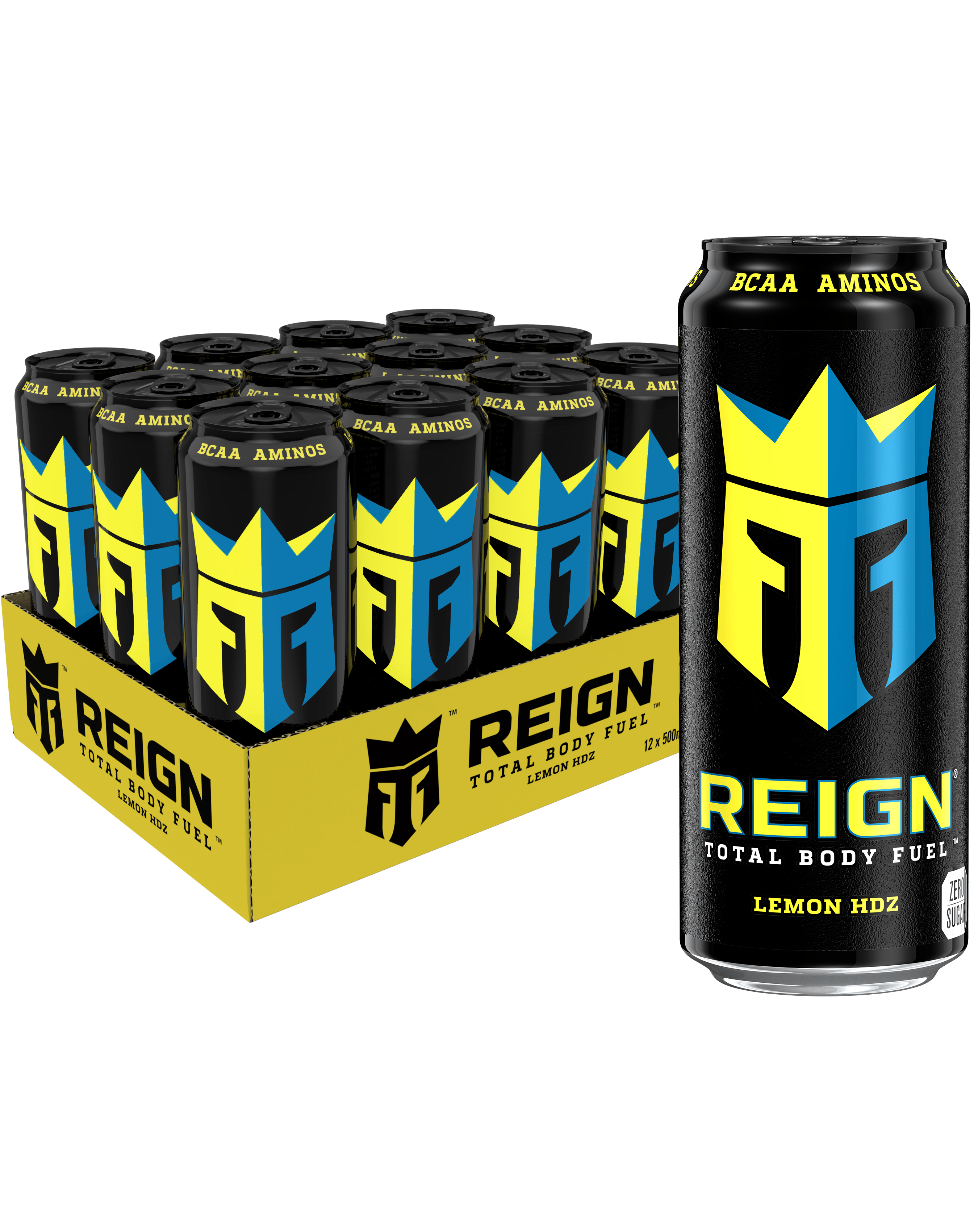 UK_Reign_LemonHDZ_12x500ml_12_Pack no shrink with Can_1019