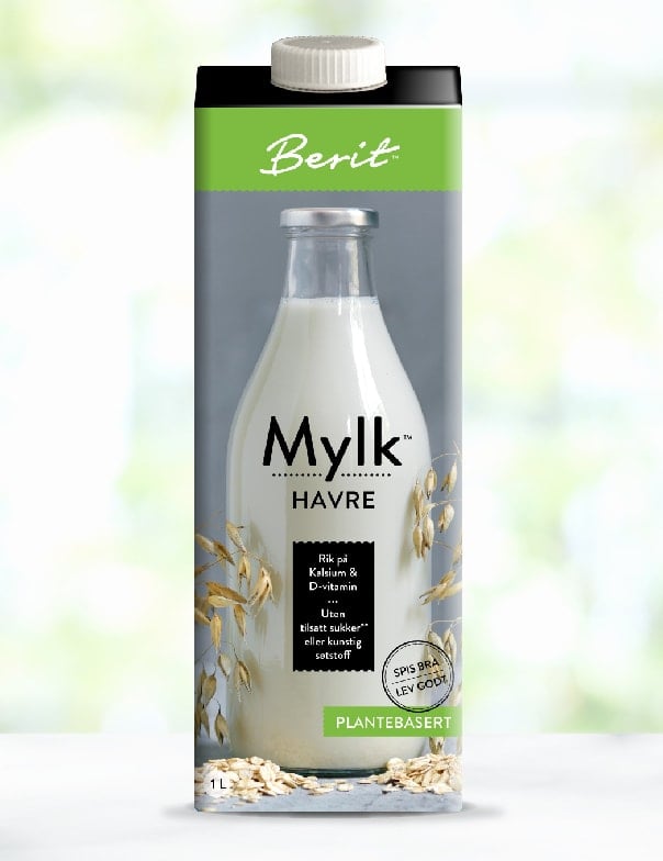 Berit Nordstrand - Havre-Mylk 1L - med protein