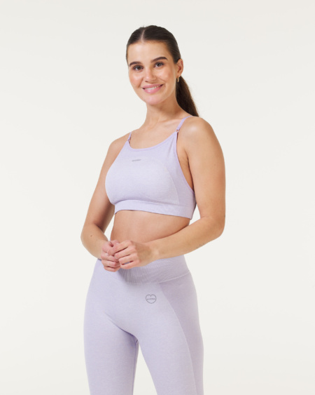 Bumpro Power Up! Bra Purple Melange