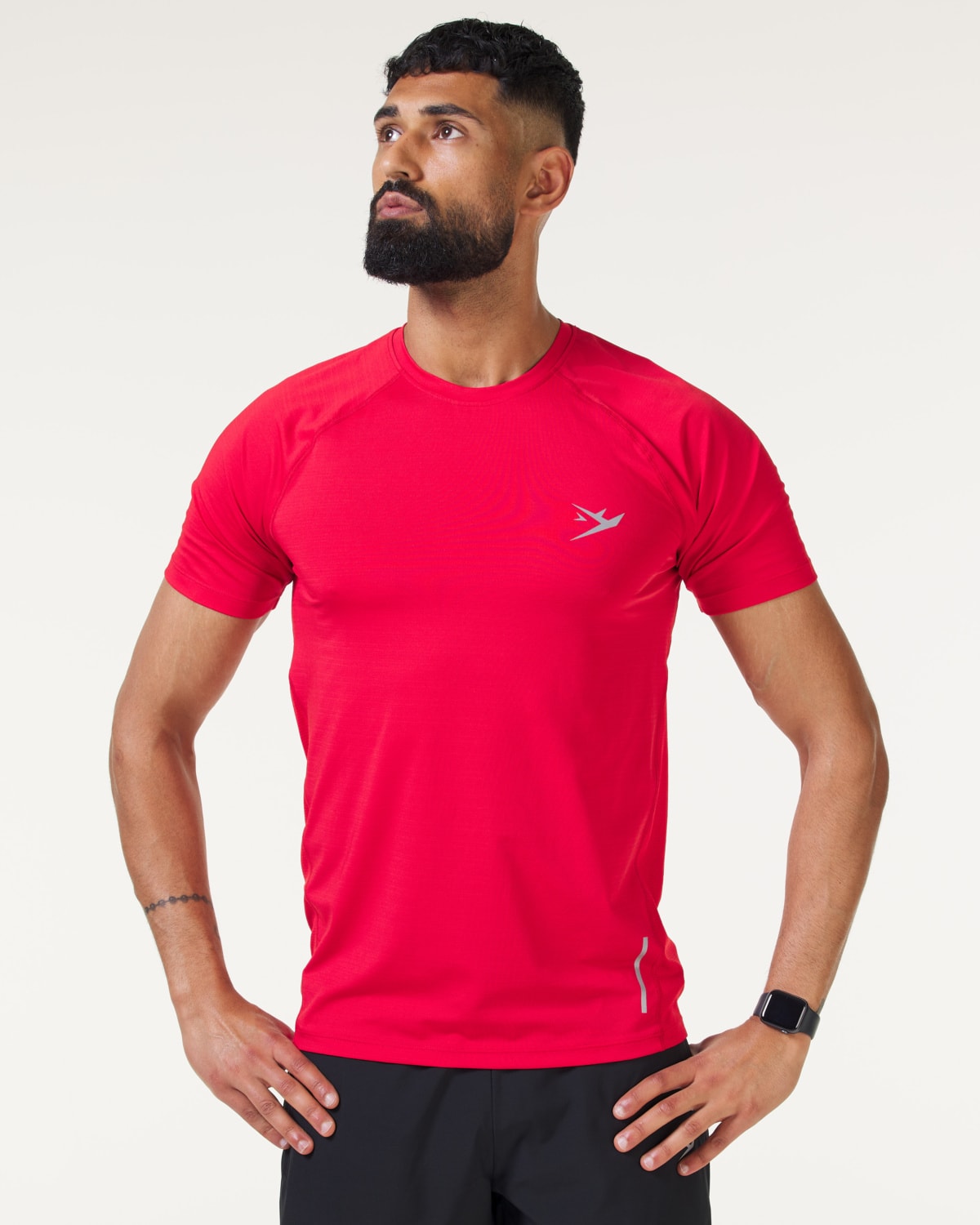 RHINO Harlem Tee Red - S - trening