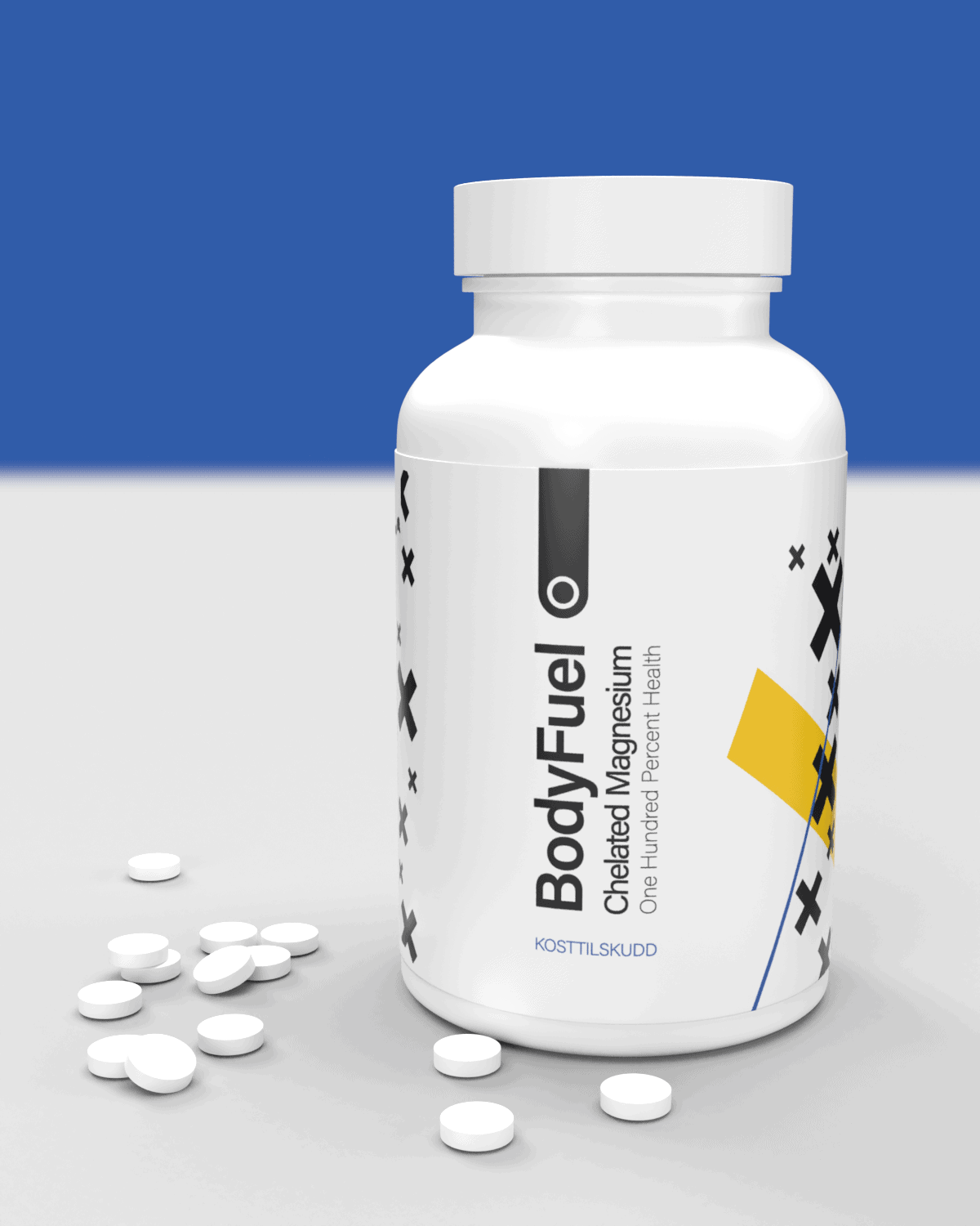 BodyFuel Chelated Magnesium 90x1000mg Tights.no