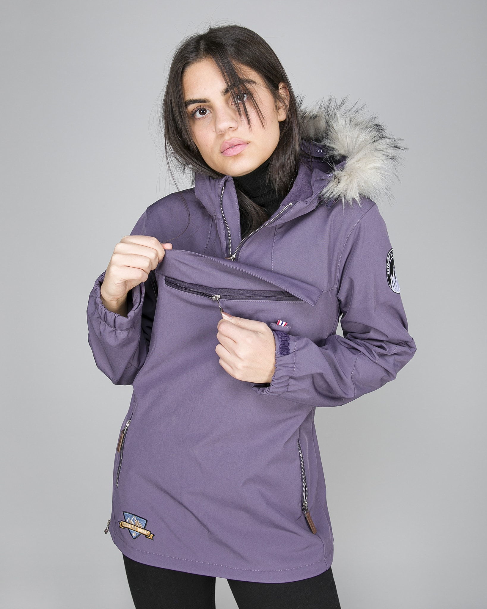 Outdoor & Essentials Mountain Bunny Anorakk Dimmed Purple Tights.no