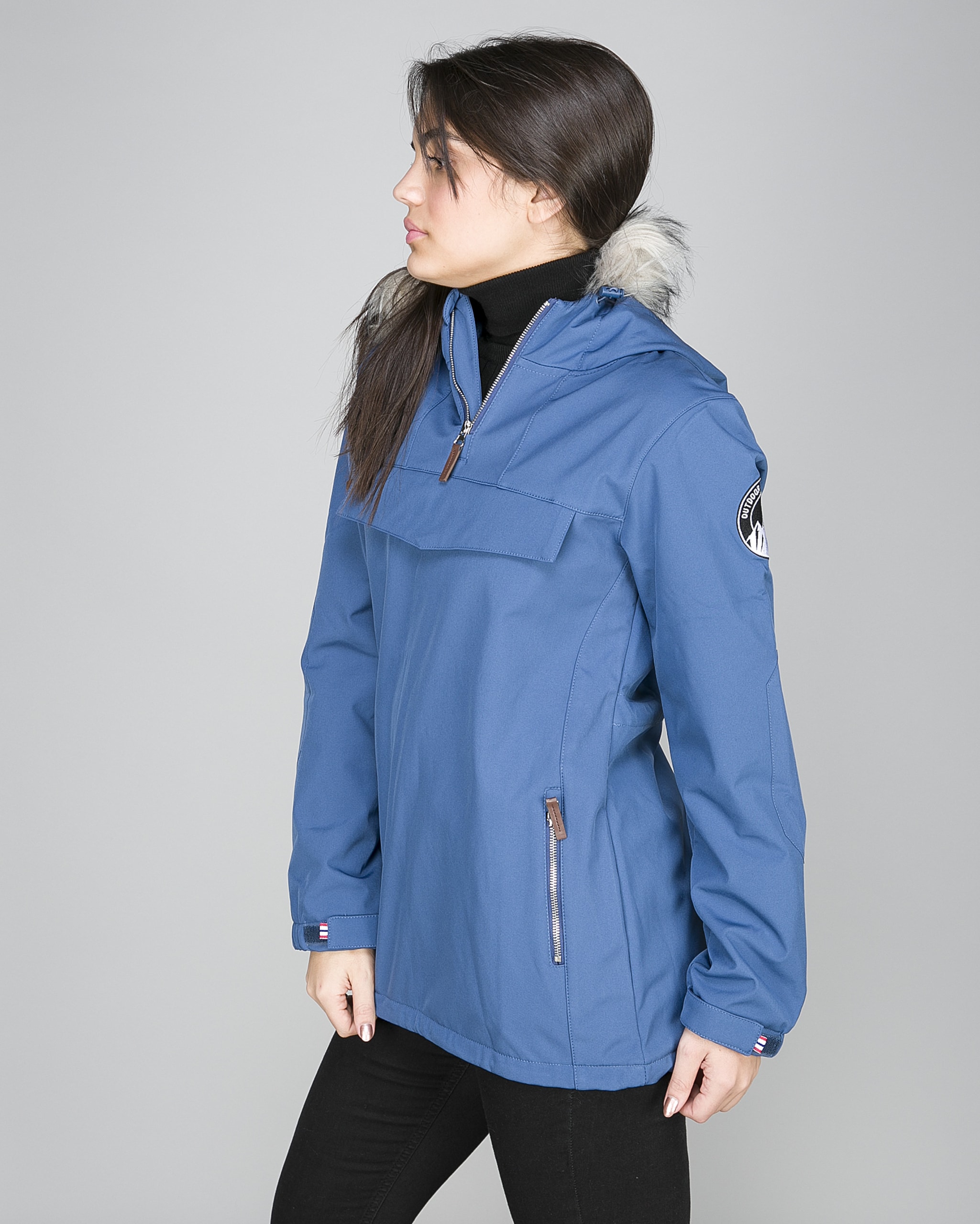 Outdoor & Essentials Mountain Bunny Anorakk Dimmed Blue Tights.no