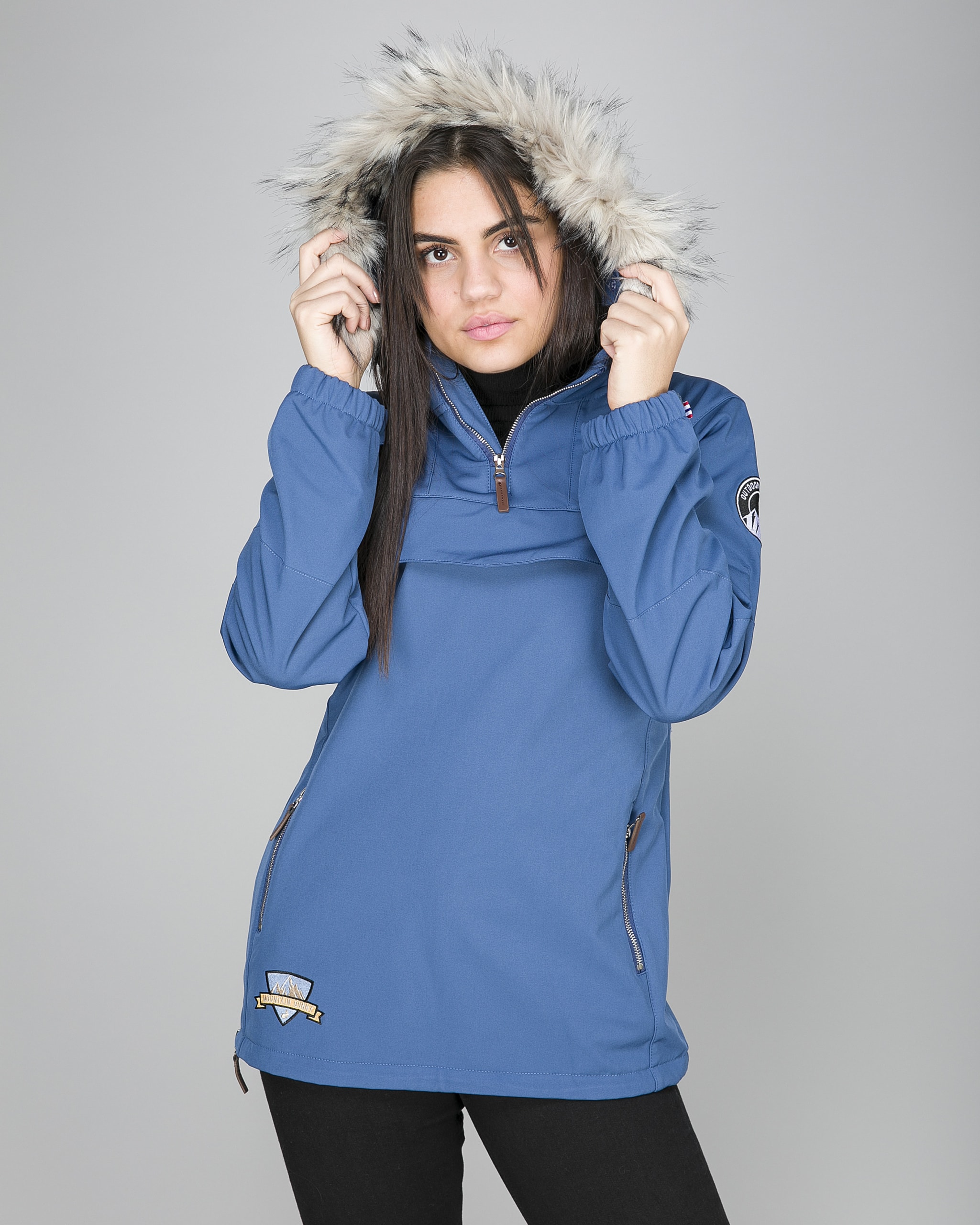 Outdoor & Essentials Mountain Bunny Anorakk Dimmed Blue Tights.no