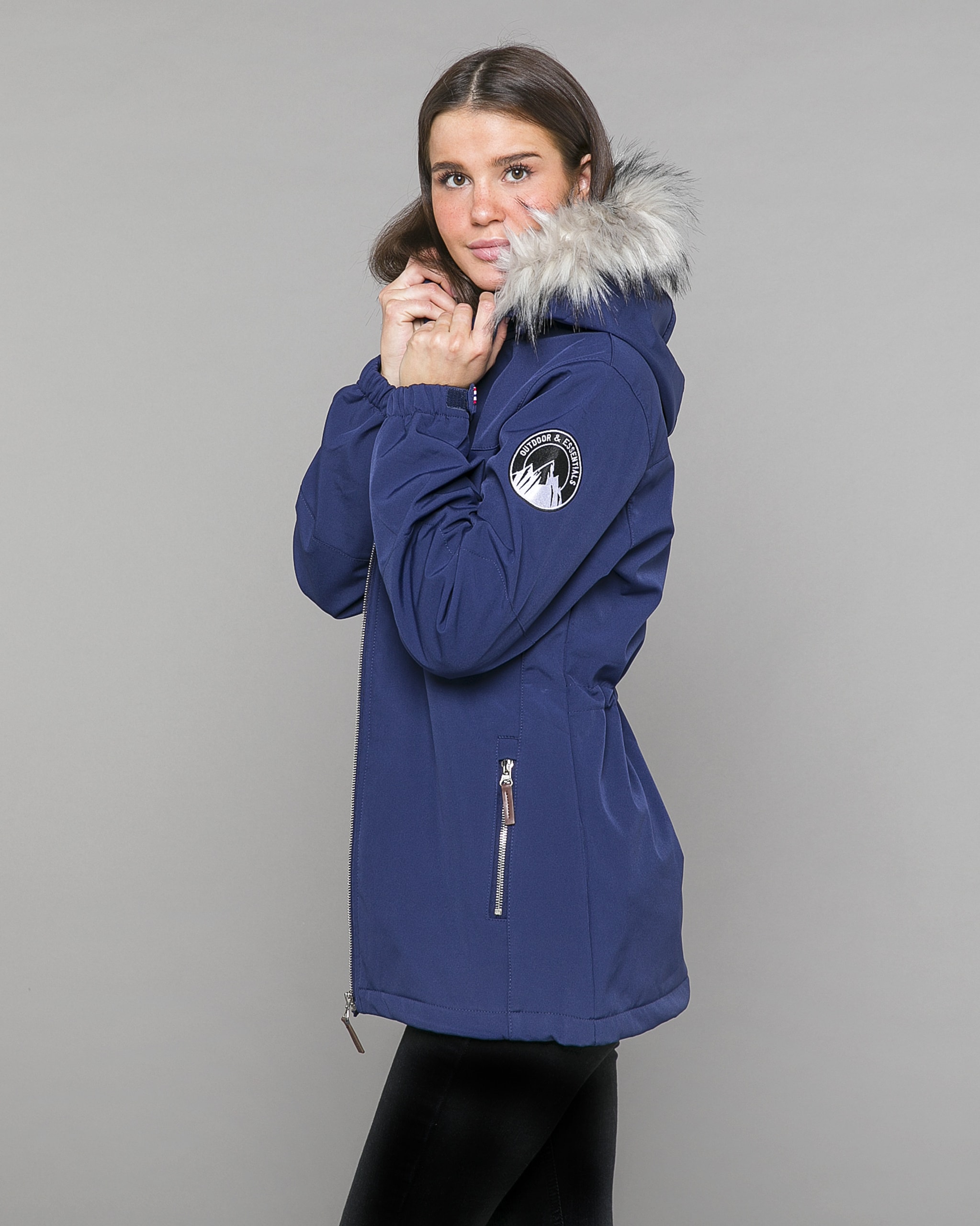 Outdoor & Essentials Mountain Bunny Jacket Navy Tights.no