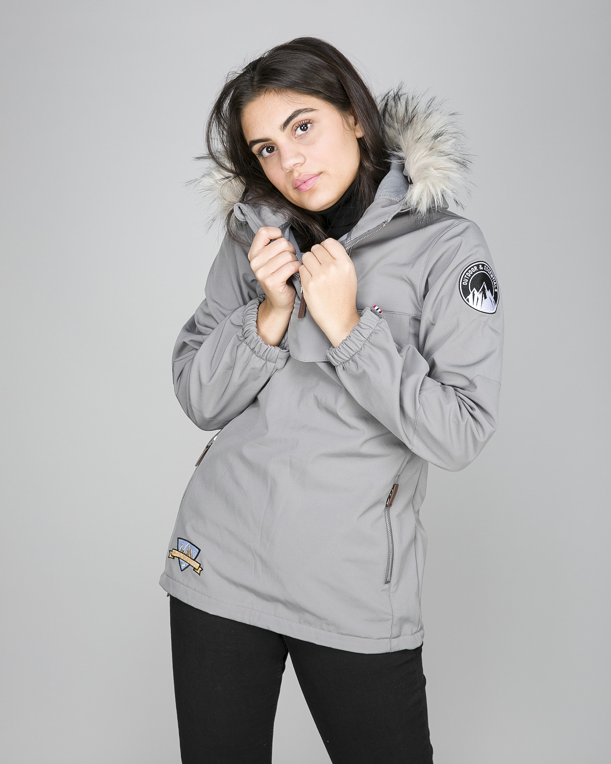 Outdoor & Essentials Mountain Bunny Anorakk Grey - tights.no