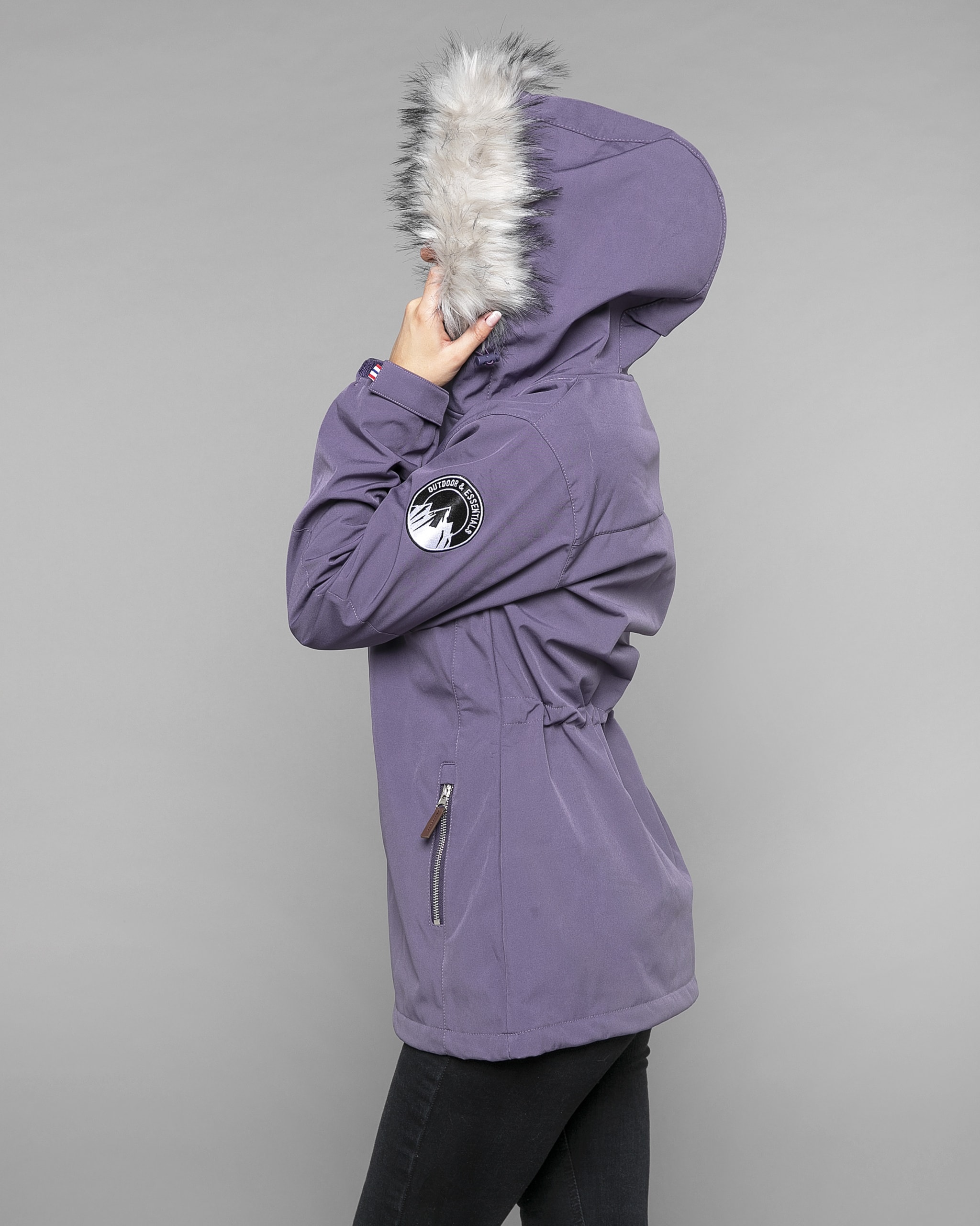 Outdoor & Essentials Mountain Bunny Jacket Dimmed Purple Tights.no