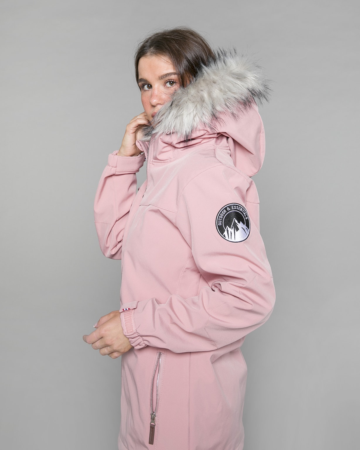 Outdoor & Essentials Mountain Bunny Jacket Dimmed Pink Tights.no