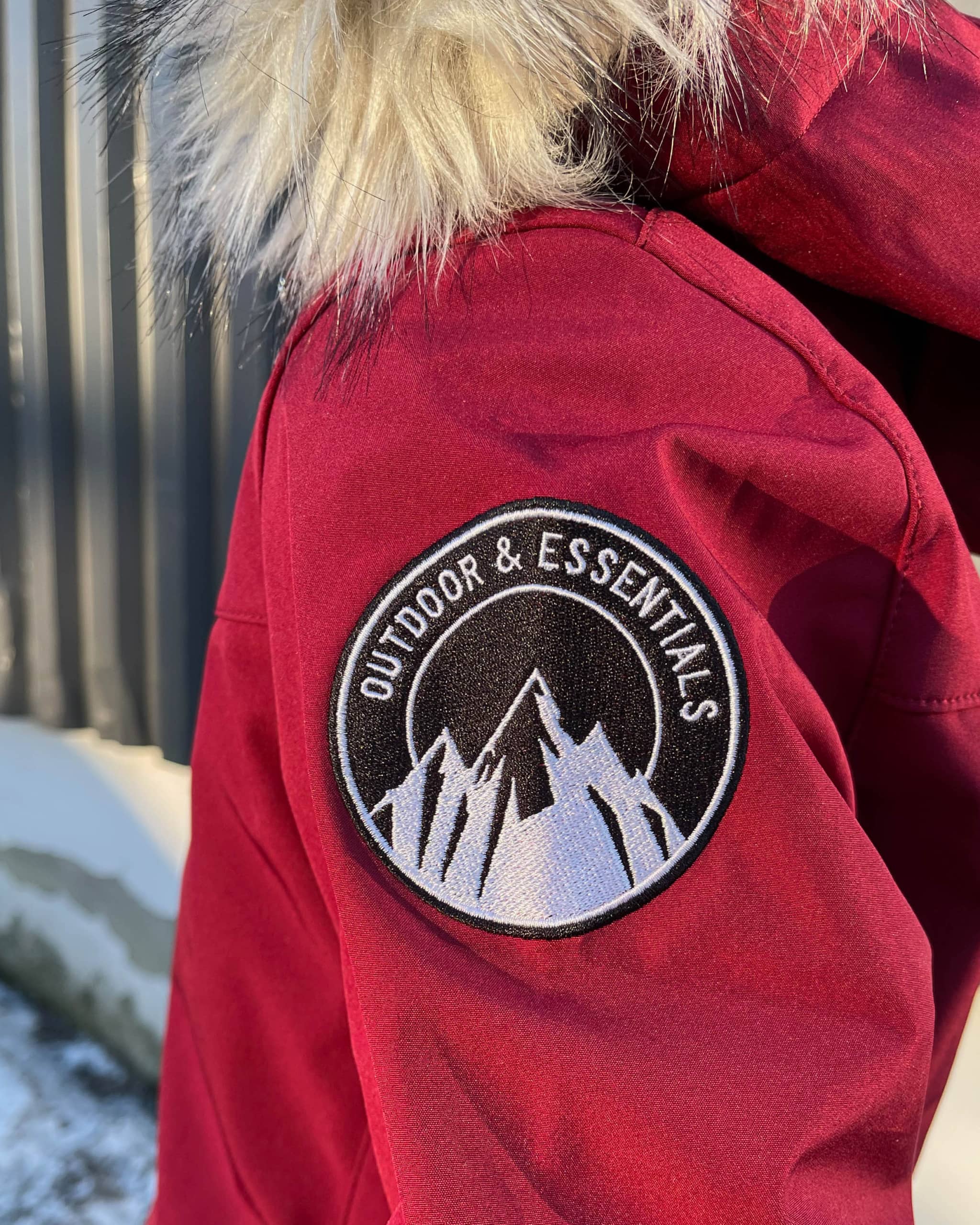 Outdoor & Essentials Mountain Bunny Jacket Deep Red Tights.no