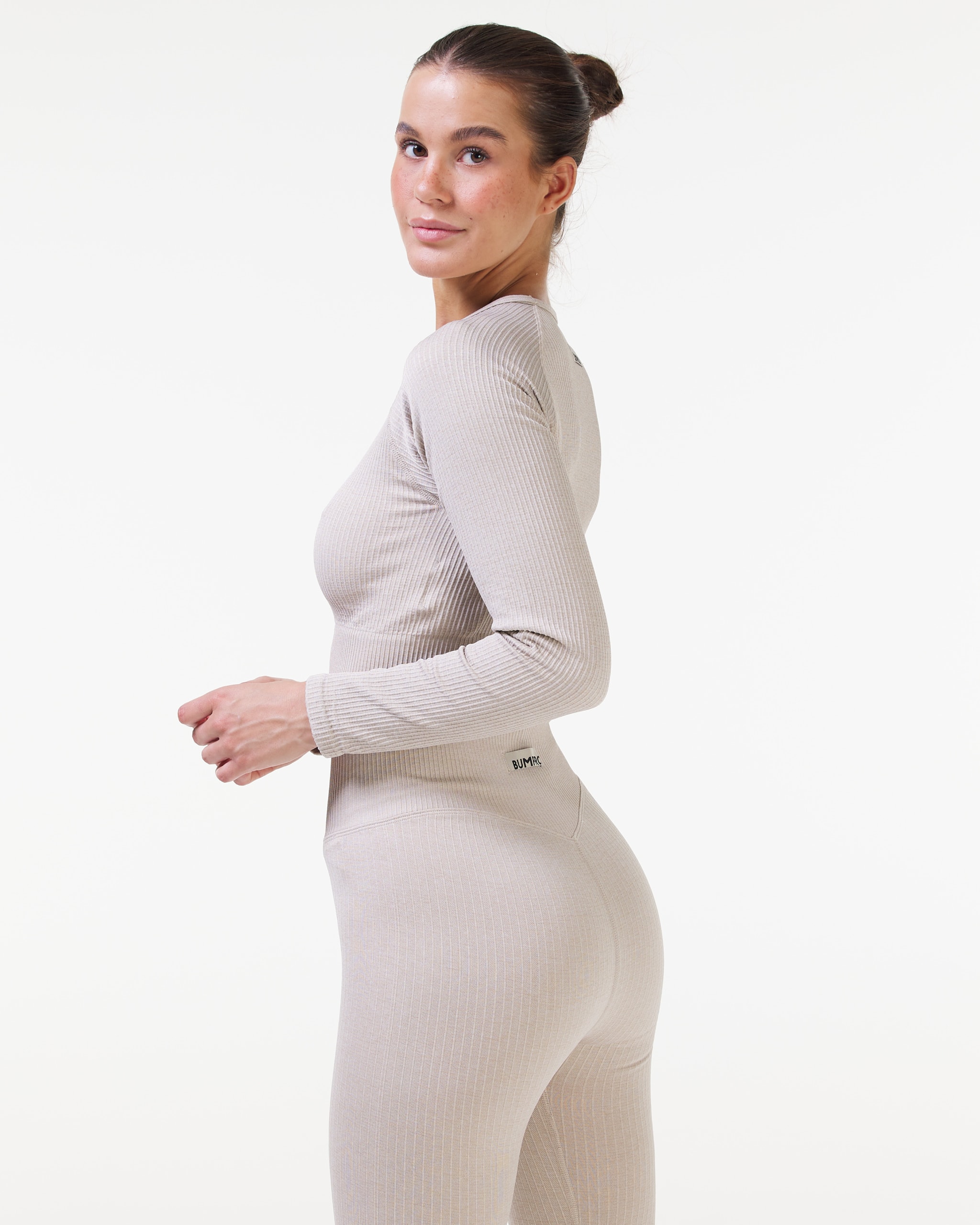 Perfect Wide RIb Long Sleeve Melange 5