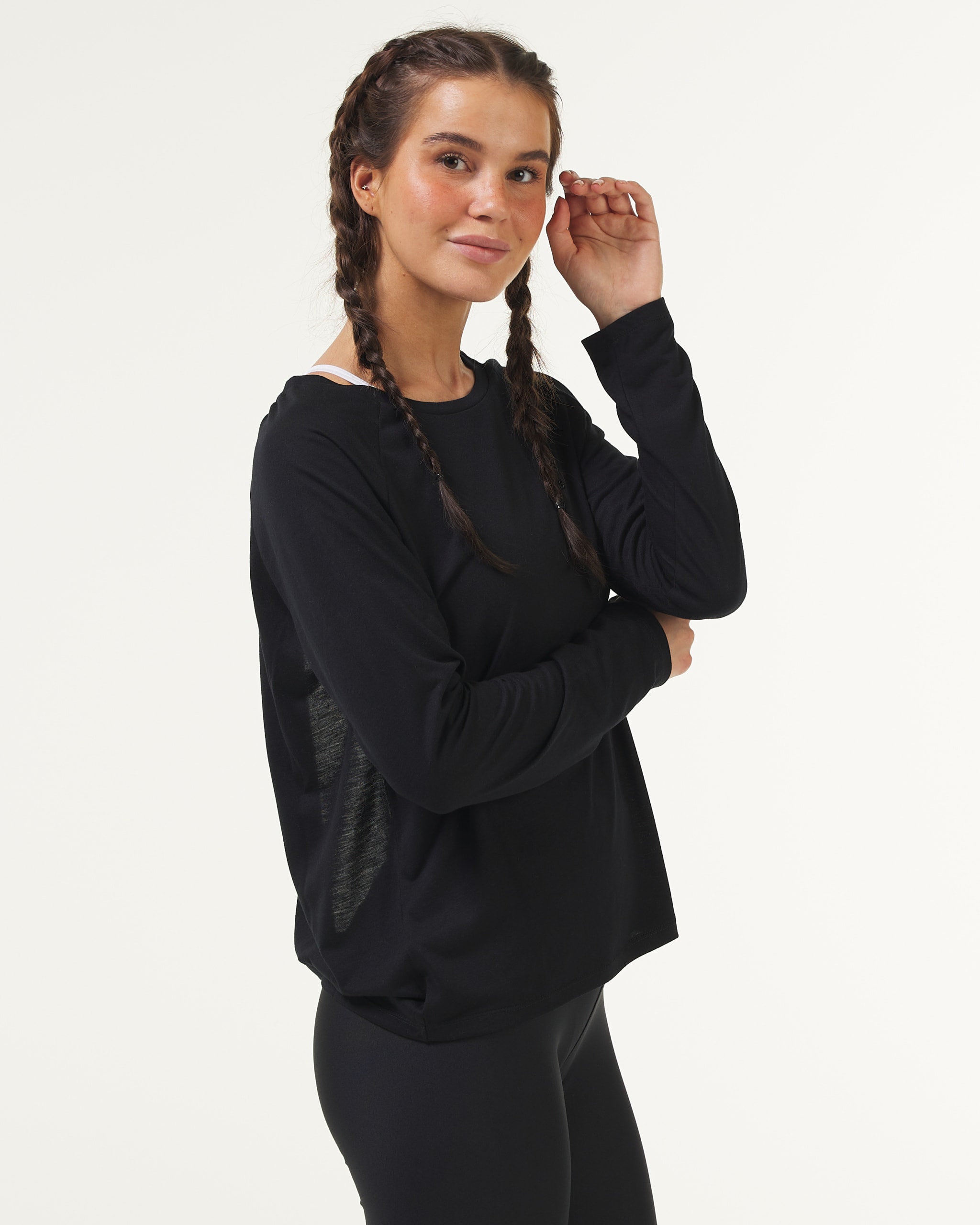 Soft Open Back Sweater Black 3