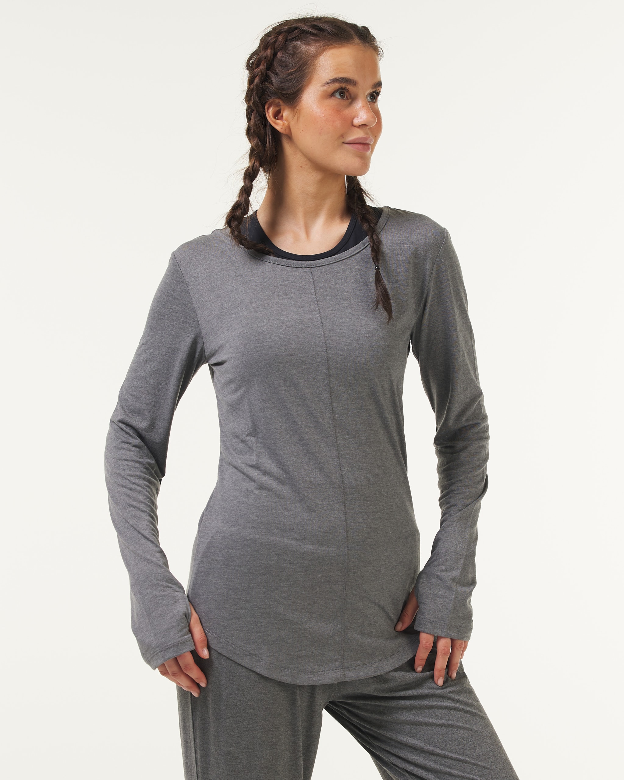 Soft Sweater Grey Melange 4
