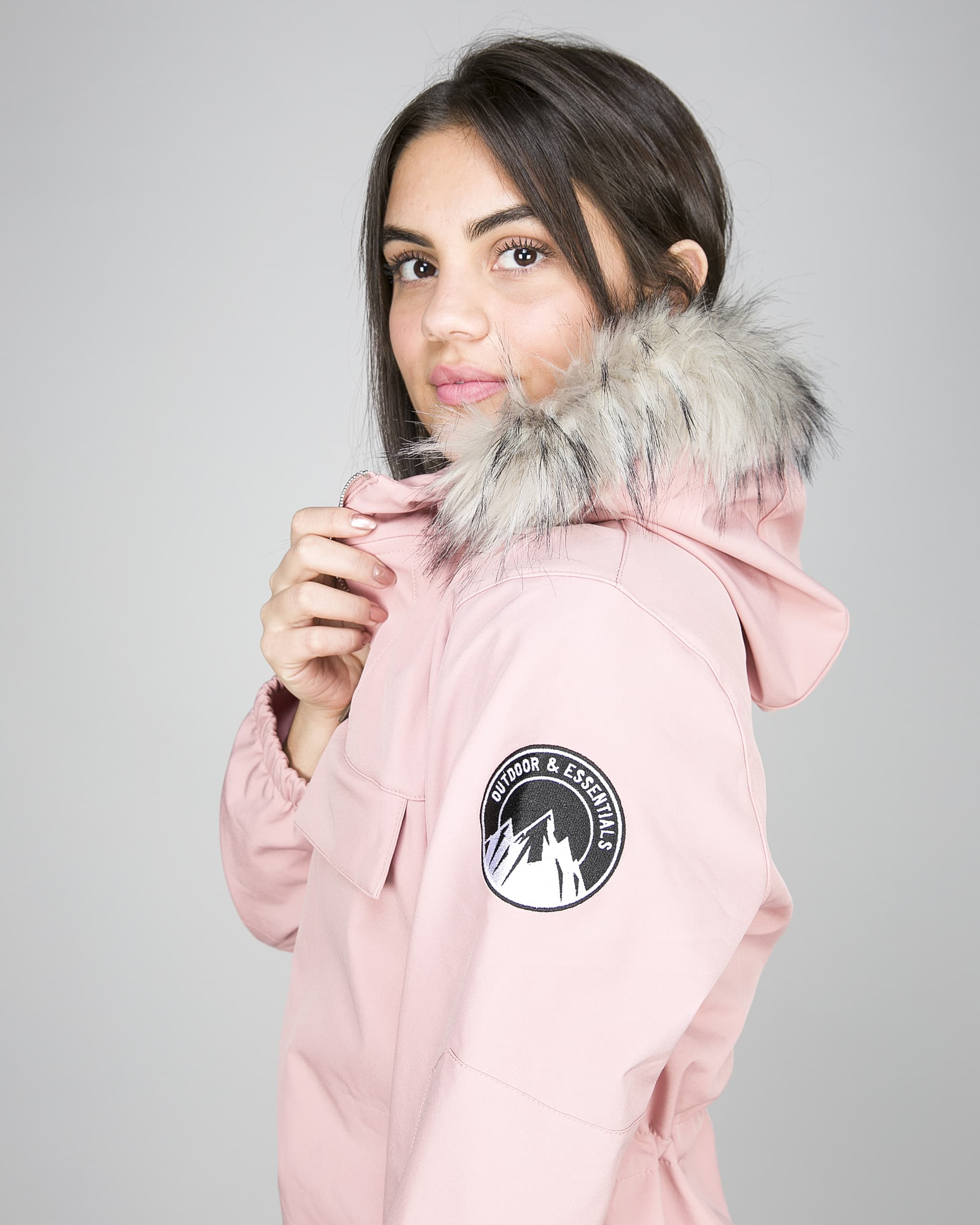 Outdoor & Essentials Mountain Bunny Anorakk Dimmed Pink Tights.no